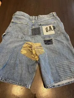 Gap×Sean Wotherspoon バギー　パッチワーク　デニムショーツのサムネイル