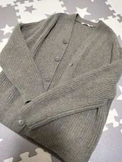 UNIQLO U プレミアムラムリブVネックカーディガン М 453031