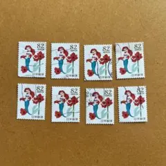 リトル•マーメイド アリエル 使用済切手8枚