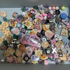 多色ビーズセット約400g大量キャラ