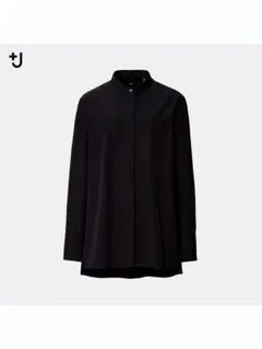 スーピマコットンスタンドカラーシャツ（長袖）　➕J