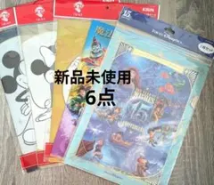 新品 ディズニー ミッキー ミニー クリアファイル 6点セット