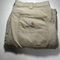 希少　Carhartt ワークパンツ ベージュ