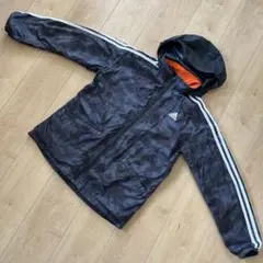 アディダス　adidas カモフラ裏起毛　ウィンドブレーカー　160のサムネイル