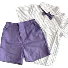 フォーマルシャツとショートパンツセット 4T