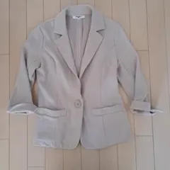 NATURAL BEAUTY BASIC テーラードジャケット M ベージュ