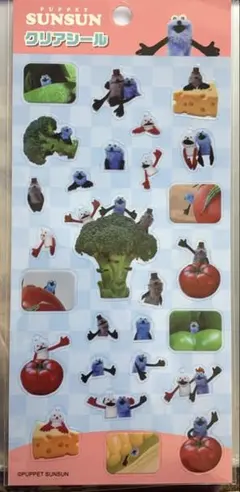 パペットスンスン　クリアシール　ノンノン　ゾンゾン