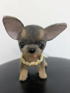 ハンドメイド* ぬいぐるみ*チワワ*白×黒 - メルカリ