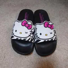 Hello Kitty サンダル ゼブラ柄 レディースのサムネイル