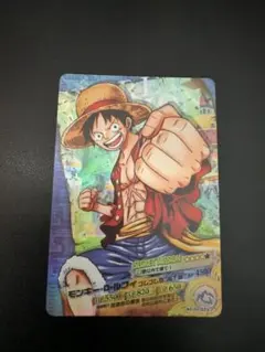ワンピース ARカードダス モンキー・D・ルフィ F01-03 UC 墨絵 - メルカリ