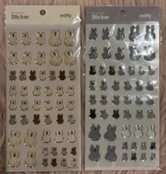 ミッフィー miffy フェイスシール ぷっくりシール エポキシステッカー
