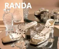RANDA ディズニー ラプンツェル シリーズ　ランタンヒールサンダルのサムネイル