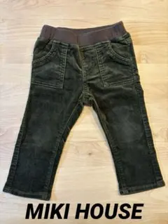 mikihouse コーデュロイパンツ オリーブグリーン 80