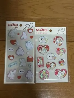 ベイマックス ウォーターシール　ふわふわシール　2シートセット
