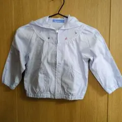 familiar ライトブルー フードジャケット（110）