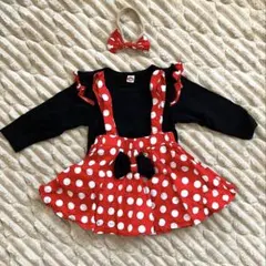 ミニー　コスプレ　スカート　子ども　キッズ　ハロウィン　仮装のサムネイル