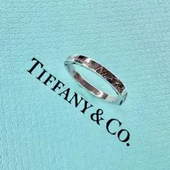 【美品】約19号 ティファニー Tiffany ノーツナローリングSV925