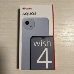 2026年最新】NTT DOCOMO 機種名：AQUOS wish4 スマートフォン