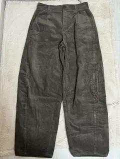 GU コーデュロイバレルパンツ