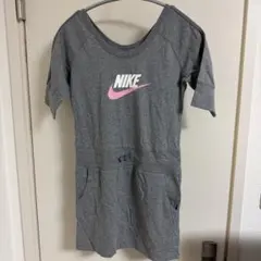 NIKE ナイキ 半袖 ワンピース チュニック グレー XS 130