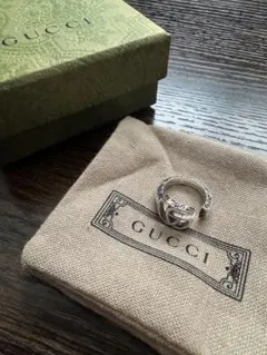 GUCCI ダブルG キーモチーフ リング 美品