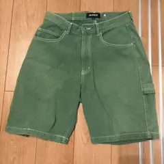 AVIREX ショートパンツ グリーン メンズ Mサイズ
