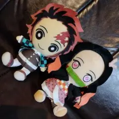 鬼滅の刃　ぬいぐるみ　竈門炭治郎　竈門禰豆子