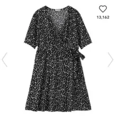 フラワープリントミニワンピース　ジーユー