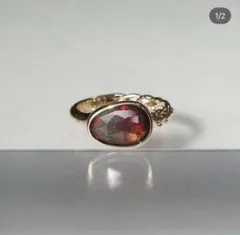 AYA KIYOSHIMA JEWELRY K10 ブラックオパールリングのサムネイル