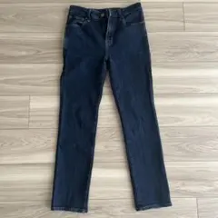 UNIQLOストレッチスリムアンクルジーンズ NAVY サイズ23