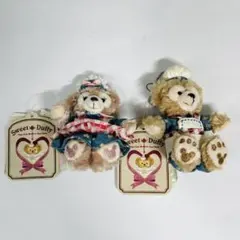 【タグ付き】ダッフィー　バレンタイン 2014 ぬいぐるみストラップ