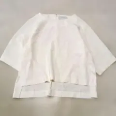 STUDIOUS ステュディオス 半袖 カットソー ブラウス ストレッチ 0のサムネイル