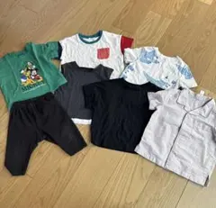 ベビー服 7点セット ユニクロ　GAP Tシャツ パンツ　男の子　保育園着