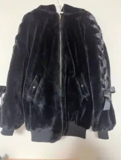 LIZ LISA うさみみファーブルゾン 黒