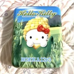 2005HelloKitty着ぐるみとうもろこしキティ北海道限定 コーン缶ケースのサムネイル