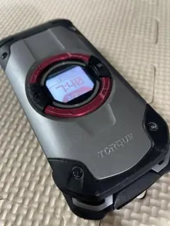 ★TORQUE X01★ SIMロック未解除本体＋ハードケース（つり下げ型）極美 TORQUE 良品 X01 KYF33 シルバー タフネスケータイ au SIMロック