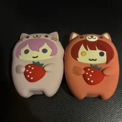 すとぷり　さとみ、莉犬　猫耳シリコンポーチ