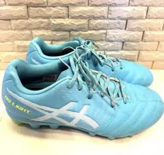 ASICS DS LIGHT サッカーシューズ ジュニア 水色　22.5㎝