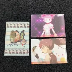 まどマギ　ミニクリアファイル　3点セット