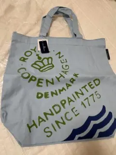 Royal Copenhagen トートバッグ 大 ライトブルー 新品タグ付きのサムネイル