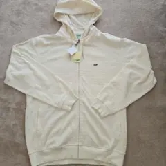 Lacoste フルジップパーカー クリーム色