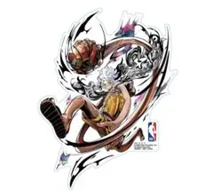 ONE PIECE × NBA ステッカー ルフィ レイカーズのサムネイル