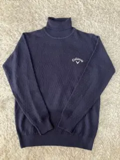 キャロウェイ メンズ ニット セーター Lサイズ タートルネック ゴルフ 美品