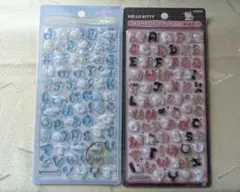 新品未使用　ボンボンドロップシール　サンリオ　文字　2枚セット
