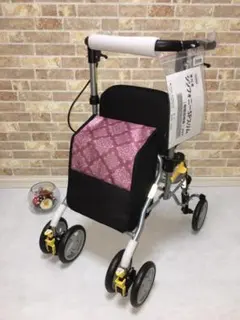 シンフォニーspスリム ピンク柄 シルバーカート 買い物バッグ大容量