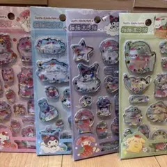 正規品　Sanrio ウォーターシール　４枚セット