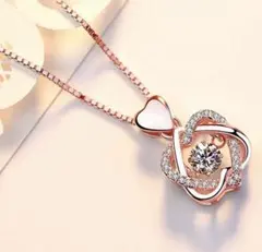 ダンシングストーン レディース ダブルハートクロス