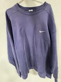 90s 00s NIKE スウェット ヴィンテージ 刺繍 フェード ブルー - メルカリ