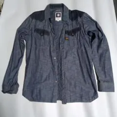 G-STAR RAW デニムブルー 長袖シャツ