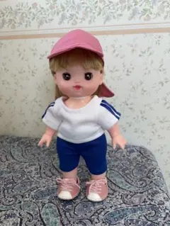 メルちゃんの体操服（ブルー）と選べるカラー帽子のサムネイル